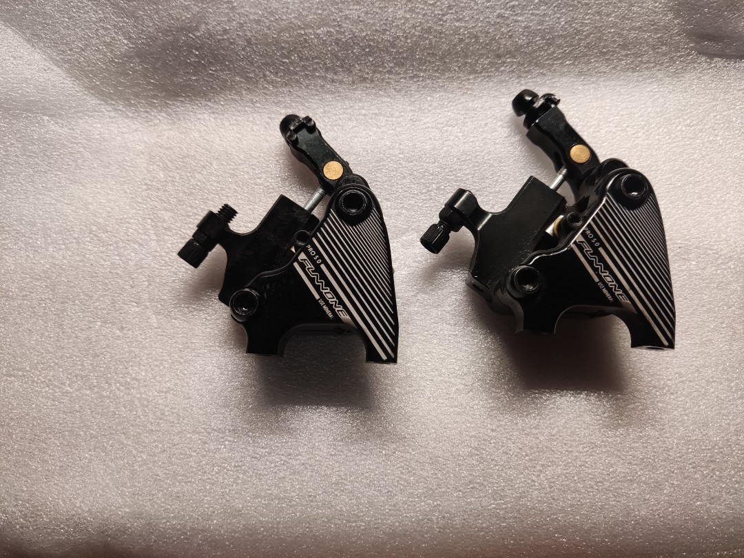 mechanically actuated hydraulic brakes