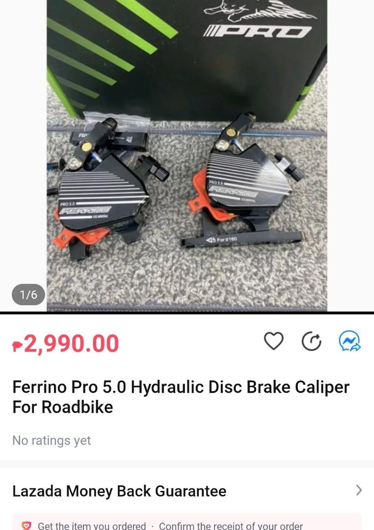 mechanically actuated hydraulic brakes