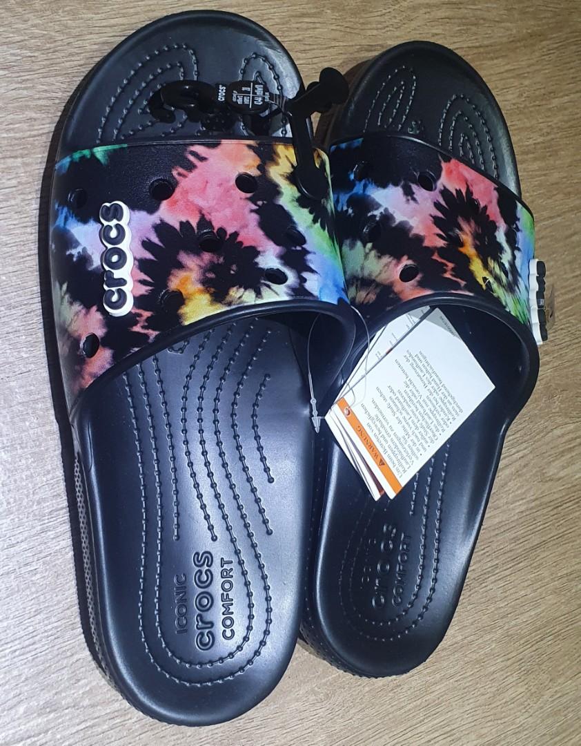 Crocs tie dye on sale mania slide