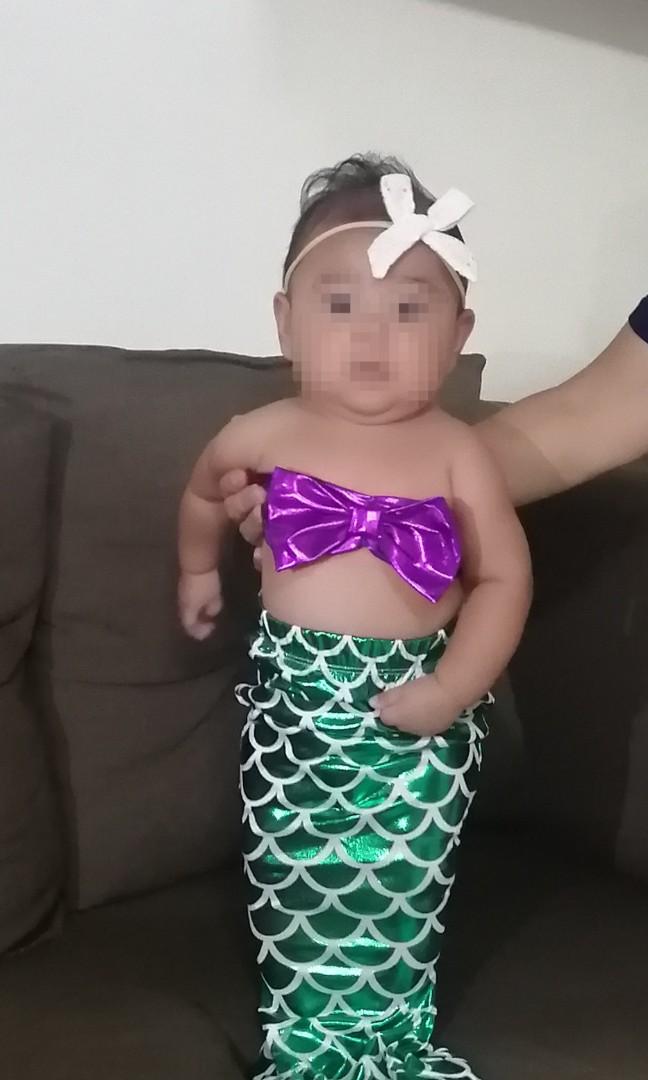 Mermaid outfit, Babies & Kids, Babies & Kids Fashion on Carousell