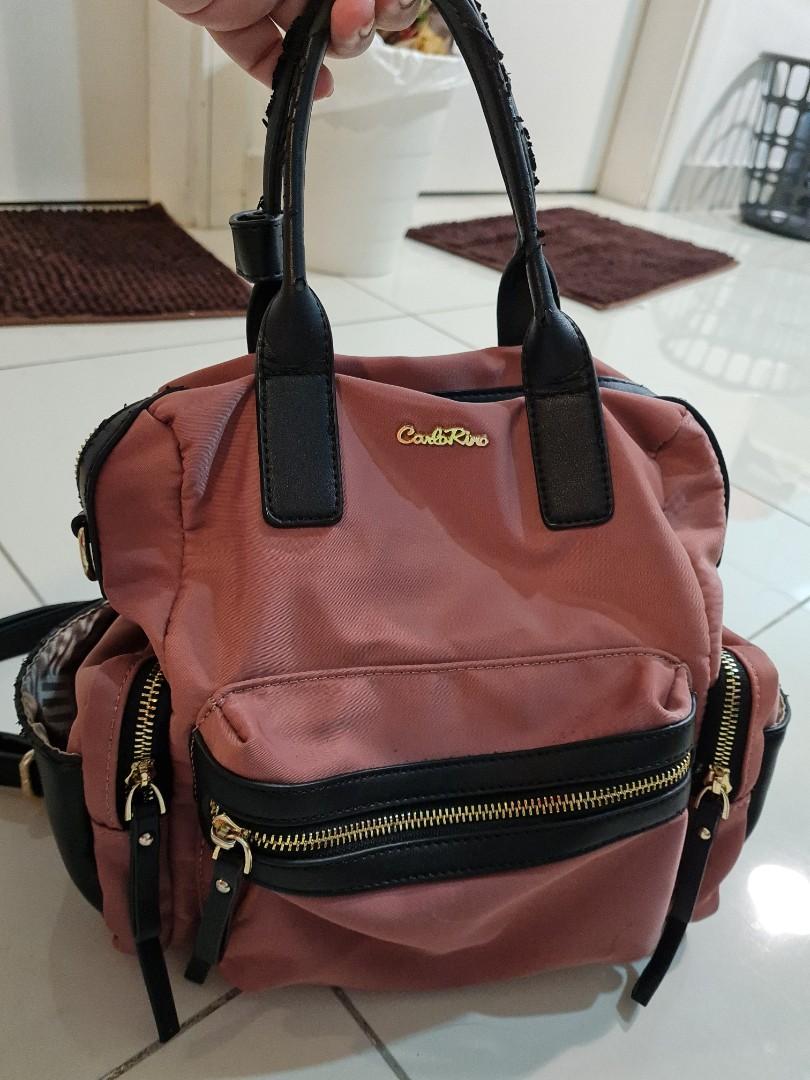 [SELLING CHEAP] Mini Carlo Rino Backpack, Women's Fashion, Bags ...