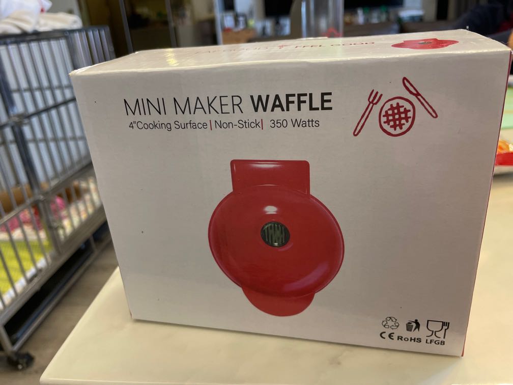 mini waffle maker 4 at a time