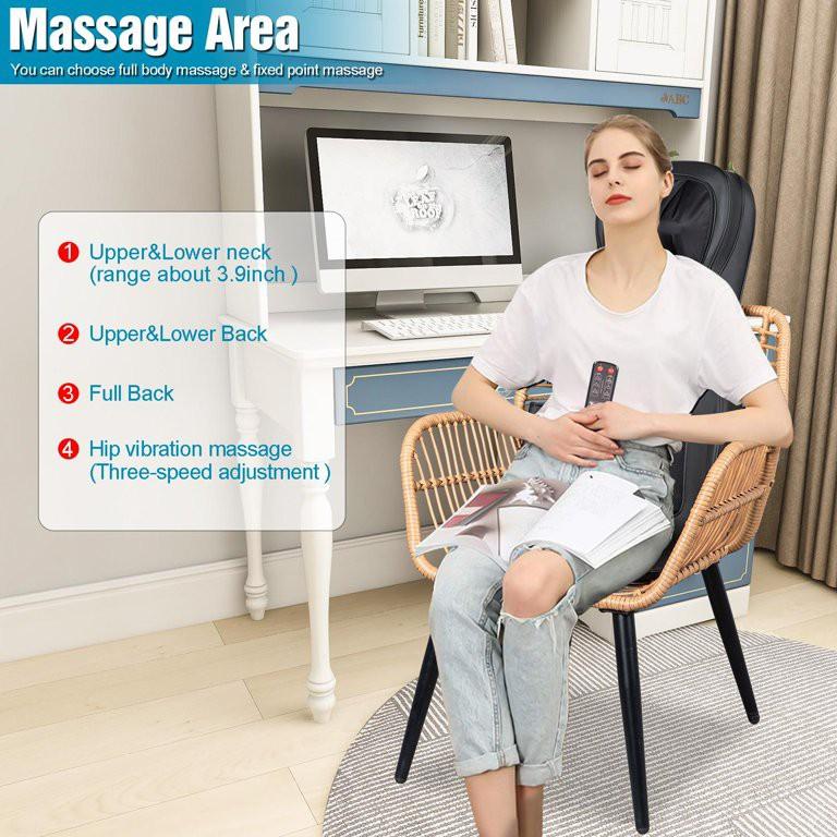 Neck and Back Massager Cushion (Category: Massage Devices) located in Manila. Submitted by emil_online_shop (Listing ID 1171644600, Image 3). Description: Neck and Back Massager Cushion Product details Introductions: Use this massage cushion on a sofa, couch, recliner, office chair or dinning chair to make the ultimate comfort seat in the house. The integrated strapping system secures it on chairs in place.And it is perfect gift for parents, husb