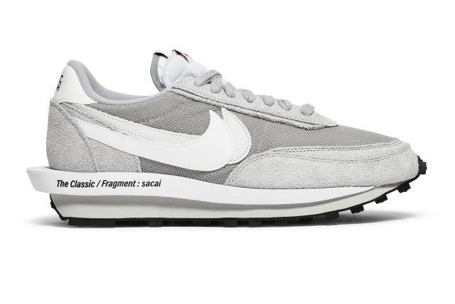 Nike Sacai x Fragment Vaporwaffle Grey, Men's Fashion, Footwear, Sneakers  on Carousell