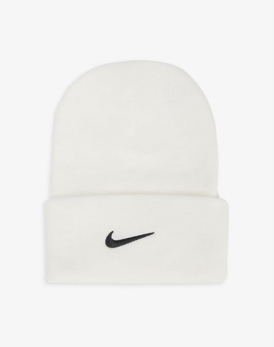 white nike beanie
