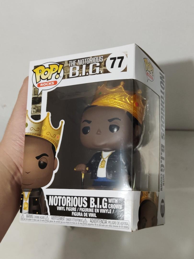 Notirious BIG Funko Pop (Category: Designer & Blind Box Toys) located in Mandaluyong City. Submitted by theplugph (Listing ID 1171817916, Image 3). Description: For Sale as SET Notorious BIG Funko pop With Jersey: 9 - 9.5 / 10 Condition With Crown: 8.5 / 10 Condition please check other Pics for details Price: 1,495php Free Shipping Via LBC Meet ups: Lipa Batangas.