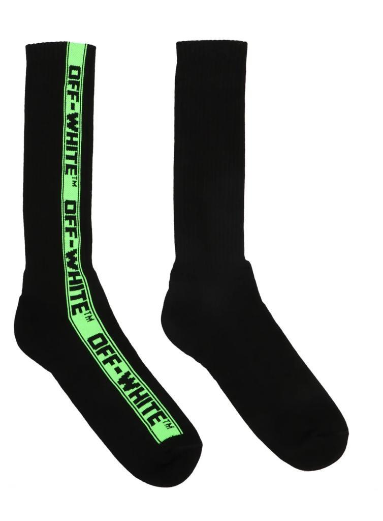 Off White c o Virgil Abloh Industrial Belt Logo Socks Black One Size Made in Italy Carousell