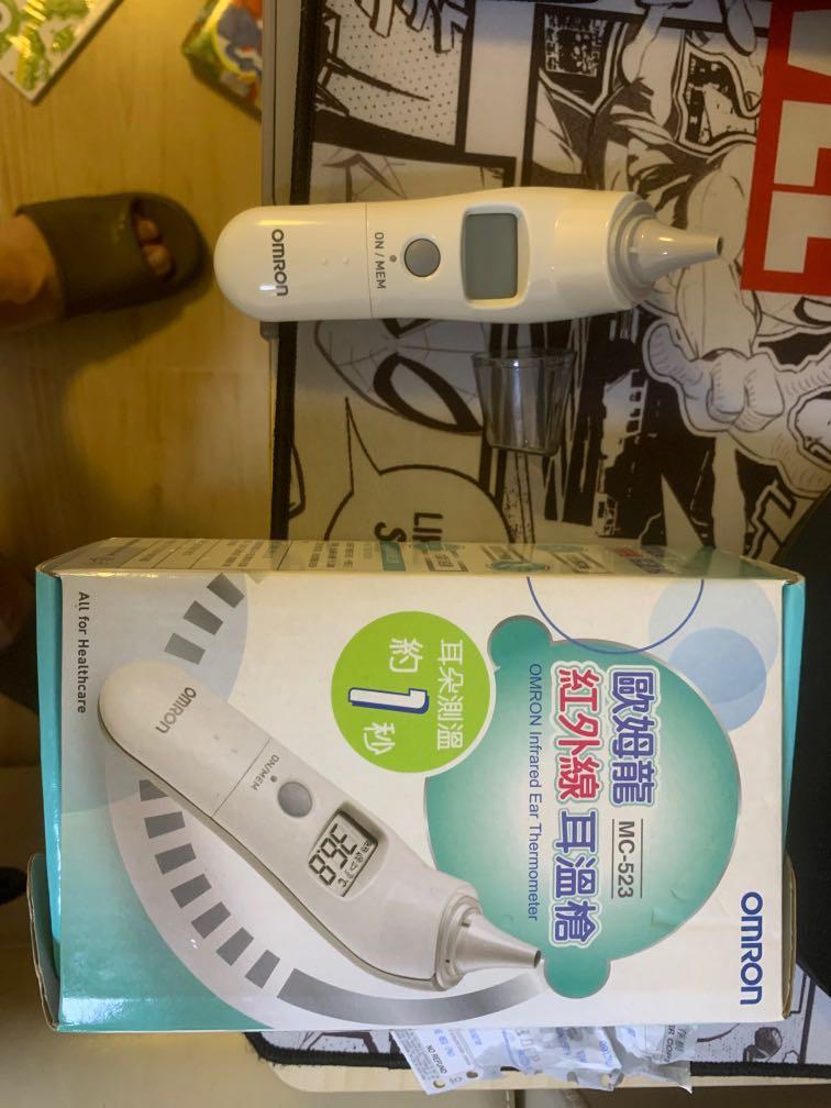 OMRON Infrared Ear Thermometer, 健康及營養食用品, 健康監測儀和體重秤 Carousell