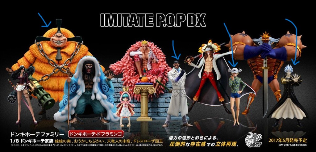 One Piece Doflamingo Family Set Foc Studio Dellinger Vergo Gladius Buffalo Hobbies Toys Toys Games On Carousell