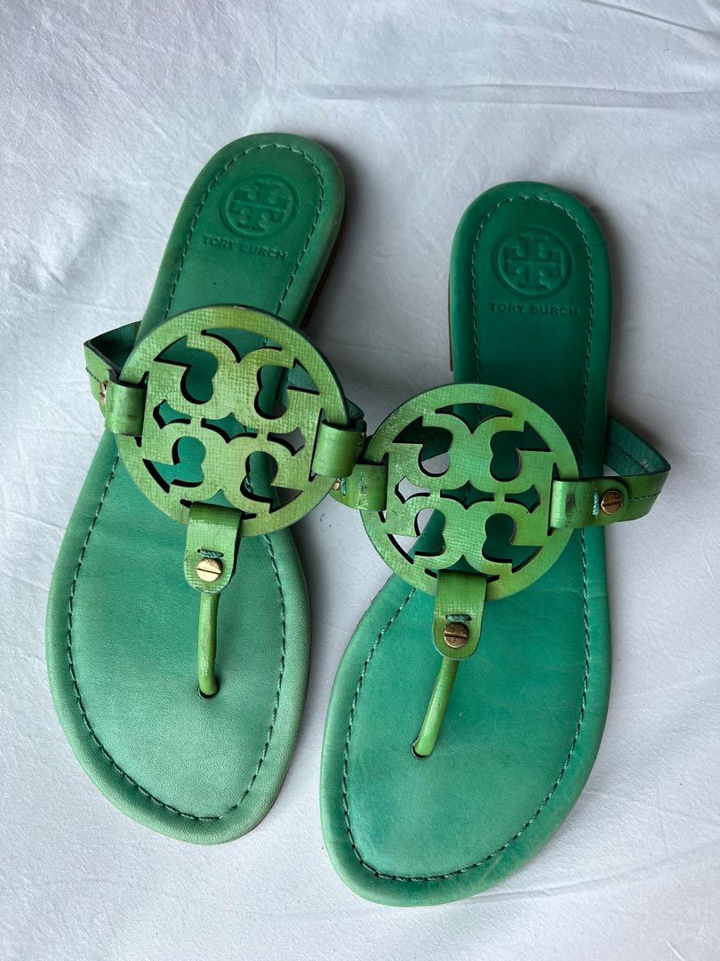 ORIGINAL Tory Burch green sandals