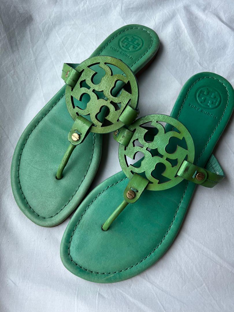 ORIGINAL Tory Burch green sandals Women s Fashion Footwear
