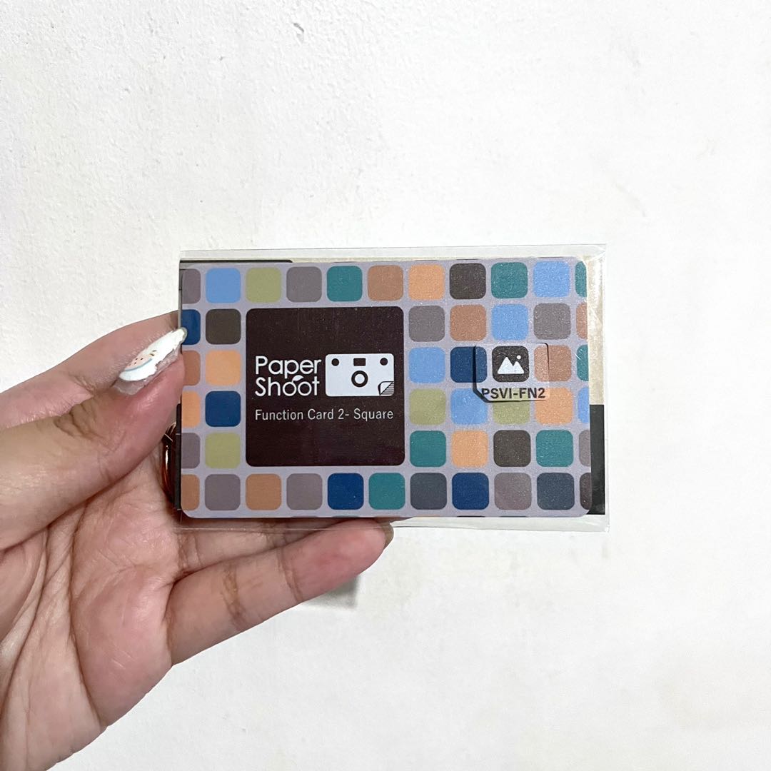 PaperShoot Paper Camera Function Card Square, Photography