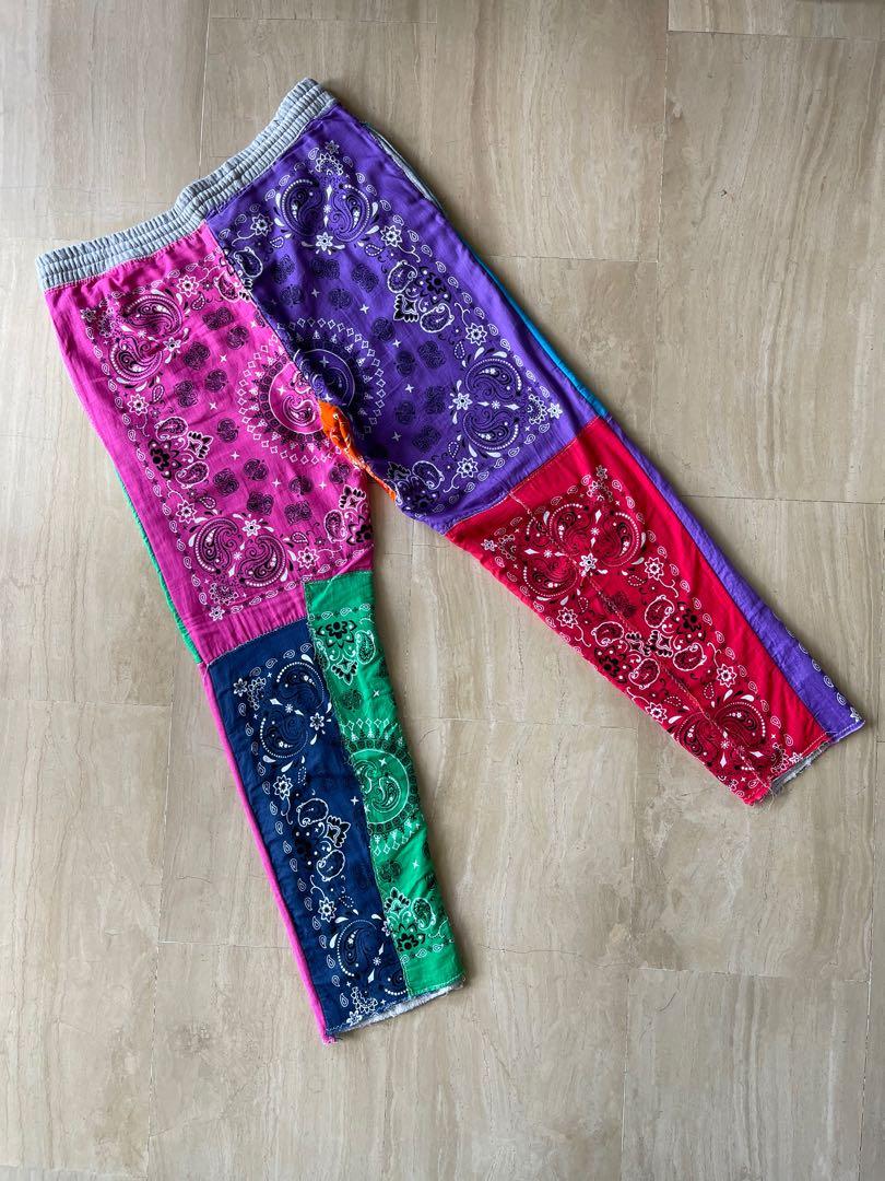 Patchwork sweatpant (Category: Joggers) located in Singapore. Submitted by tontonlim (Listing ID 1171690788, Image 2). Description: Patchwork sweatpants Comes with drawstring Size fits L - XL.