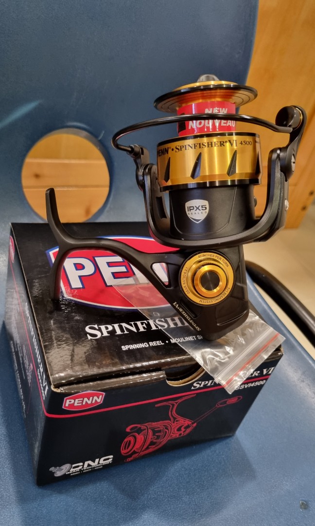 Penn Spinfisher VI 4500 Spinning Reel, Sports Equipment, Fishing on  Carousell