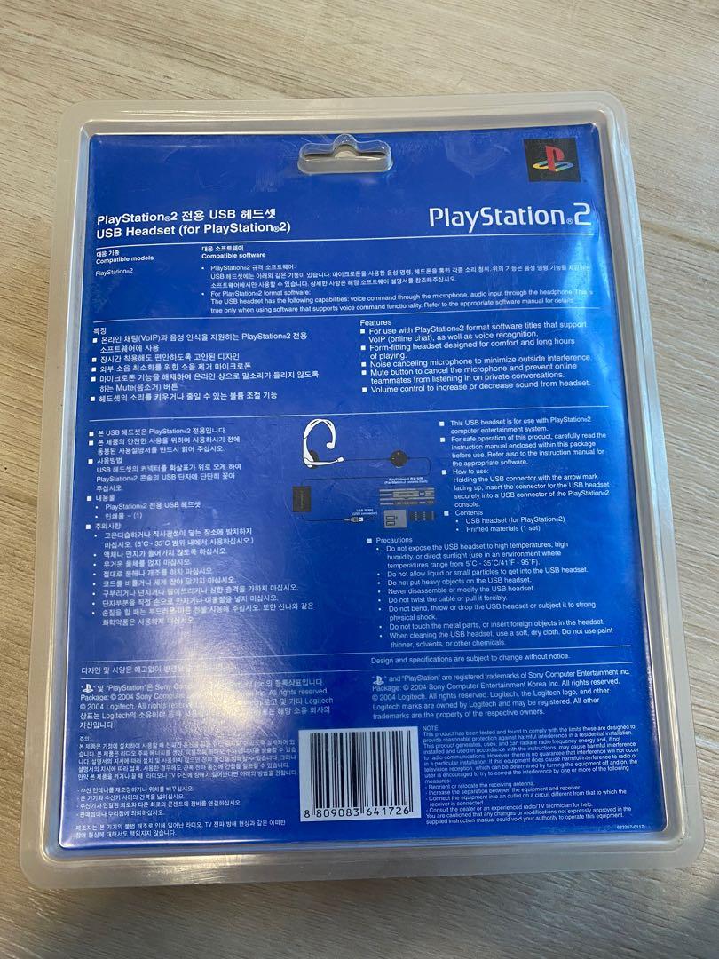 Playstation 2 usb headset sales