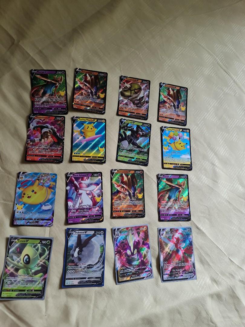 Pokemon cards V and Vmax, Hobbies & Toys, Toys & Games on Carousell