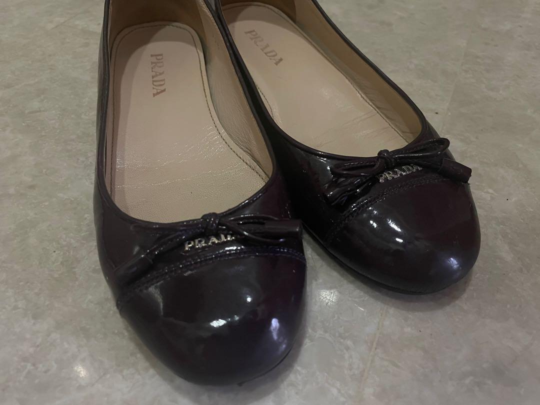 prada pointed toe flats