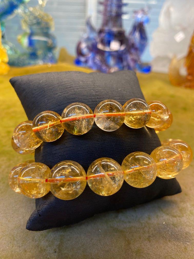 Gold shop citrine bracelet