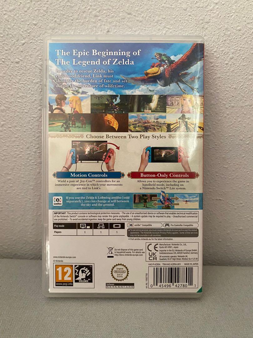 Pre-Owned Switch Game - The Legend of Zelda: Skyward Sword HD, Video Gaming,  Video Games, Nintendo on Carousell
