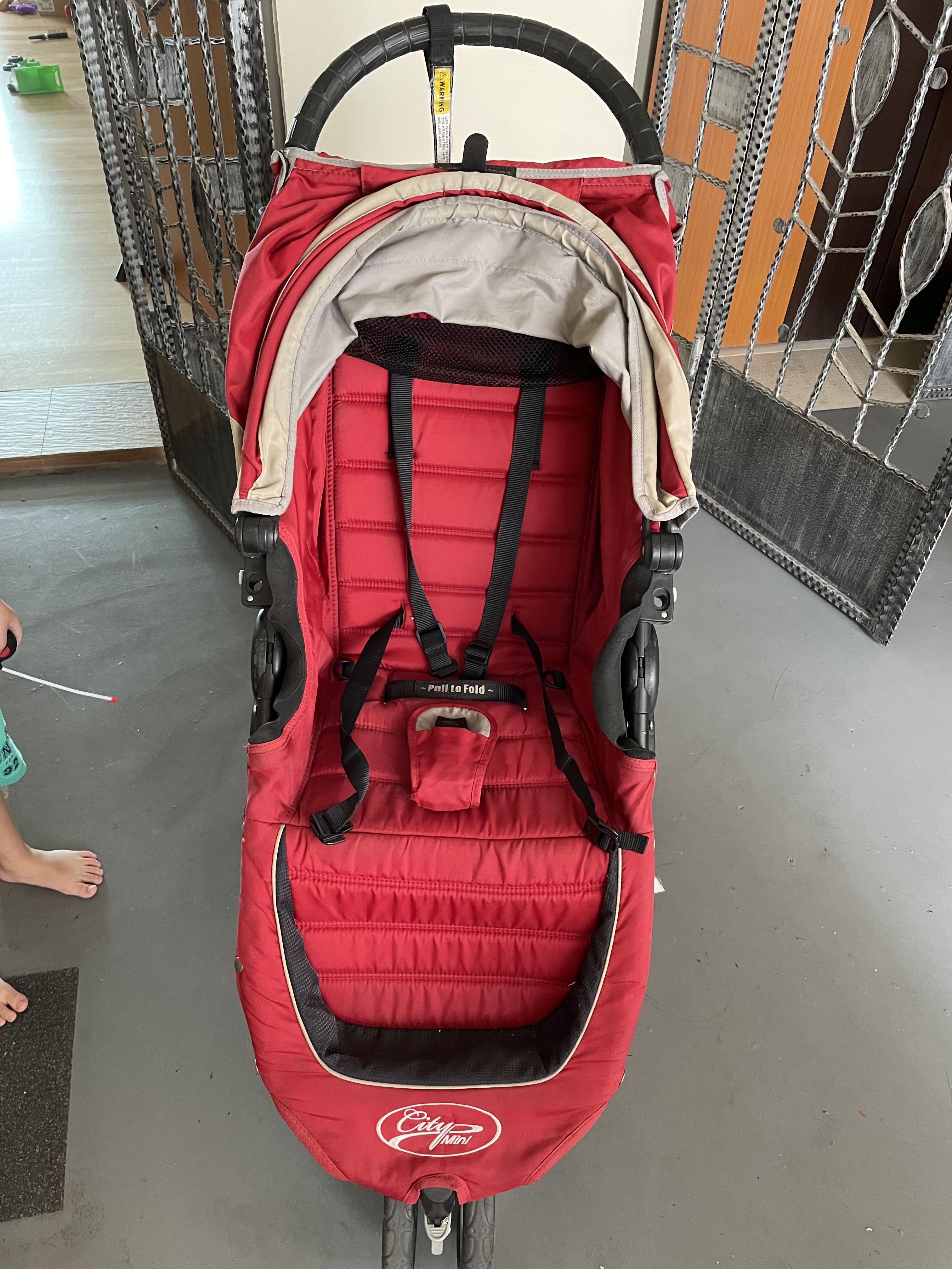 Red Baby City Mini, Babies Kids, Going Out, Strollers on Carousell