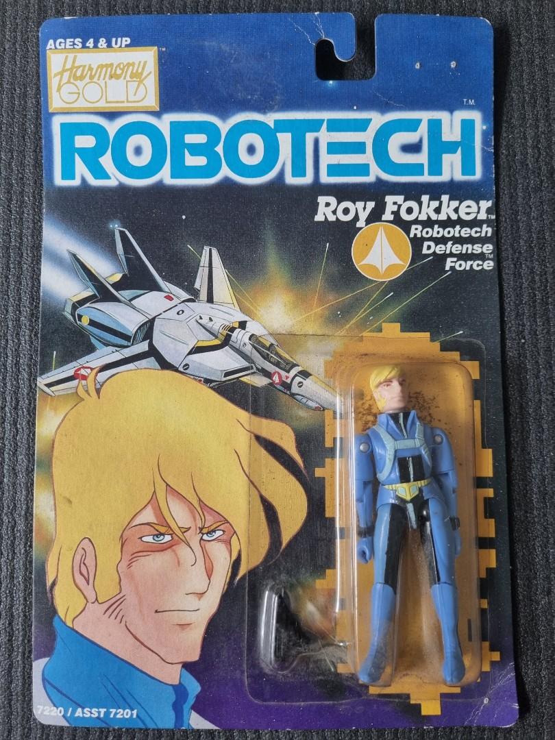 ROBOTECH Macross Harmony Gold Action Figure Roy Fokker RARE 
