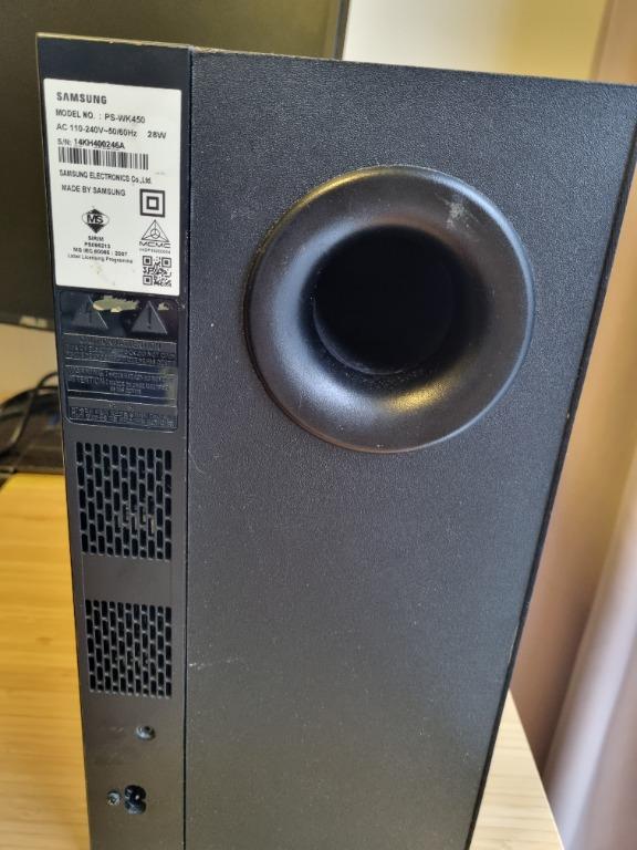 Samsung PS WK450 Wireless subwoofer and Soundbar Audio