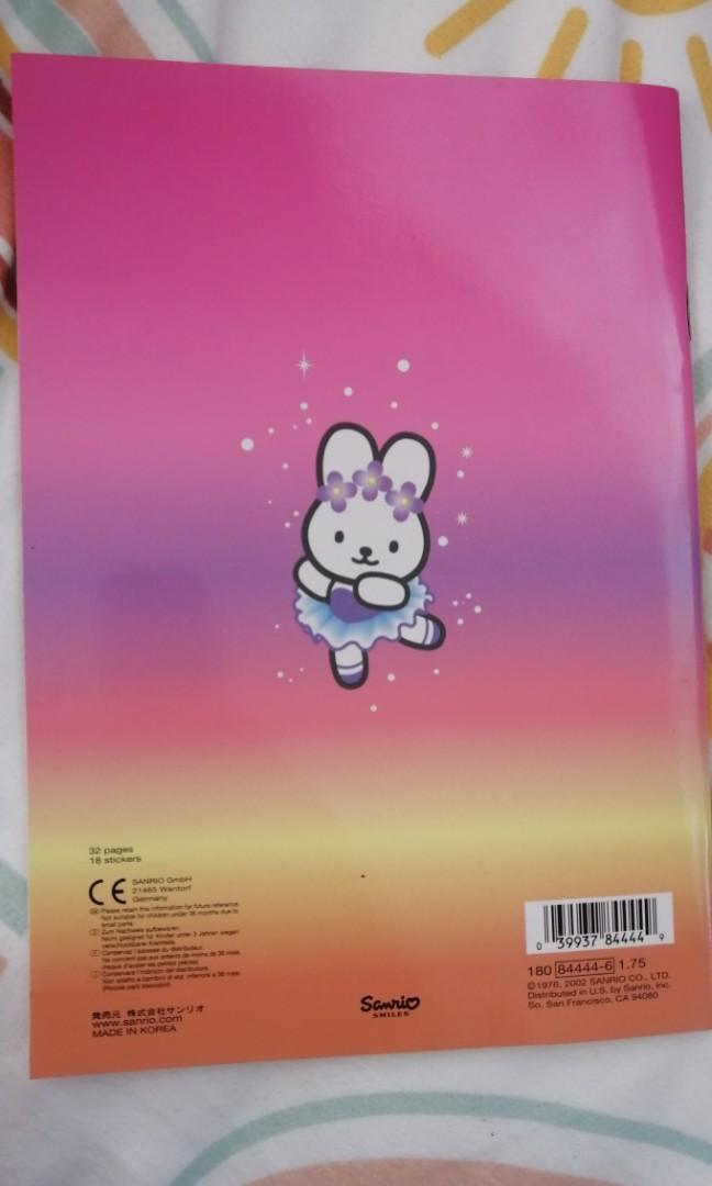 Sanrio Hello Kitty Coloring Sticker Book, Hobbies & Toys, Stationary ...