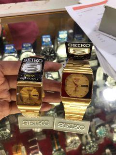 Seiko 5 Champagne gold tone