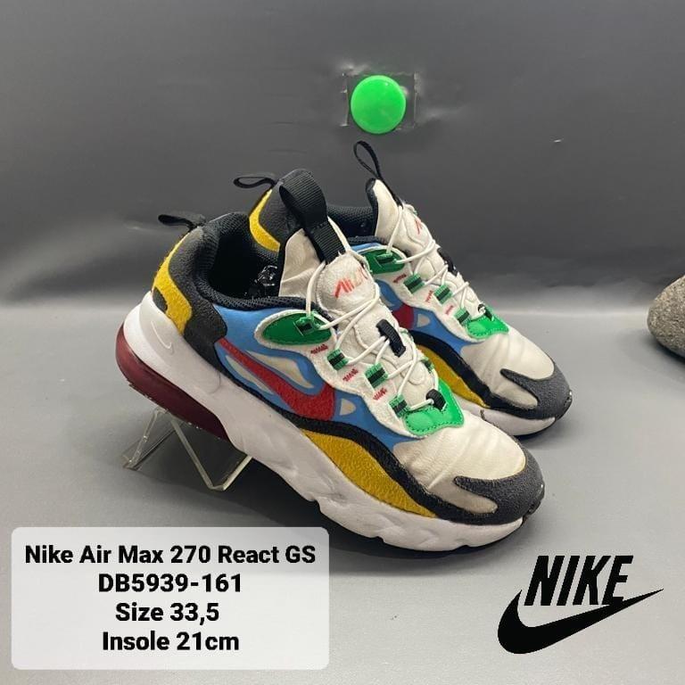 Sepatu Anak Nike DB5938 161 Air Max 270 React shoes Size 33.5