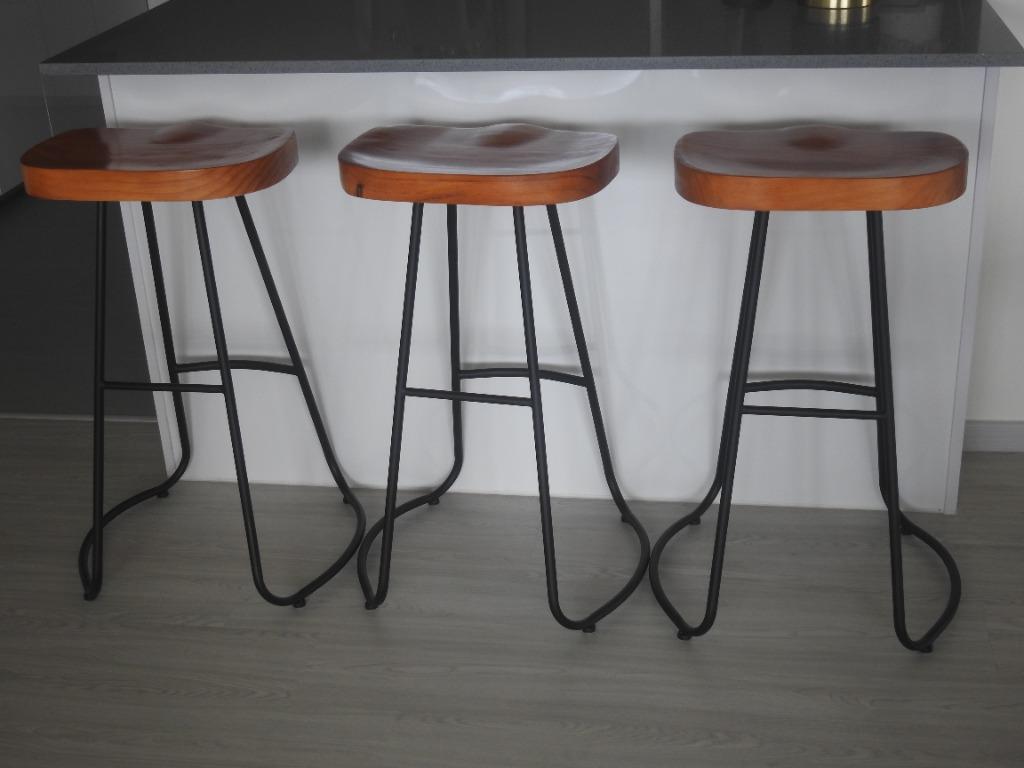 Set of 3 bar stools for sale Furniture Home Living Furniture