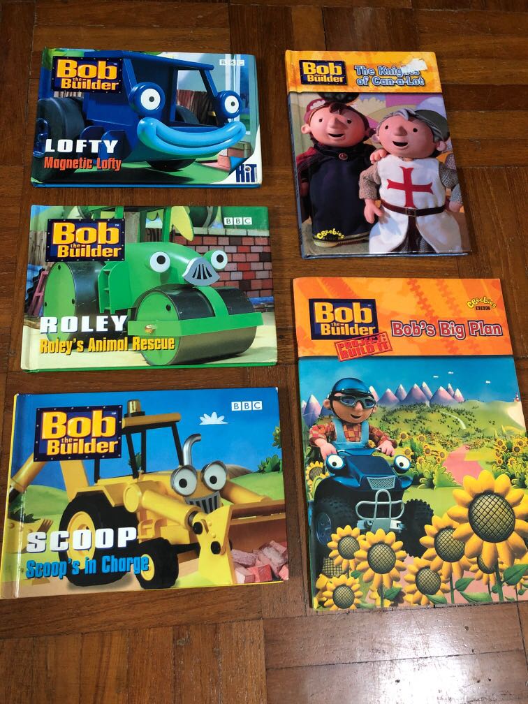 Set of 5 Bob the Builder books, Hobbies & Toys, Books & Magazines