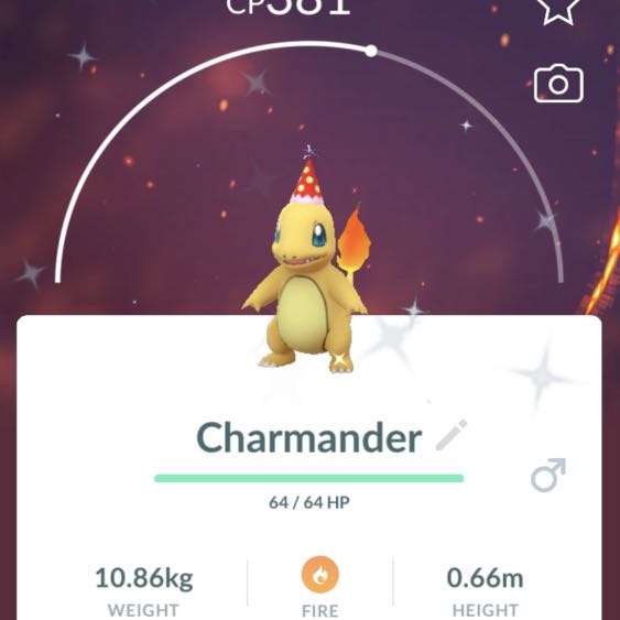 Shiny Party Hat Charmander (Pokemon GO) (iOS/Android), Video