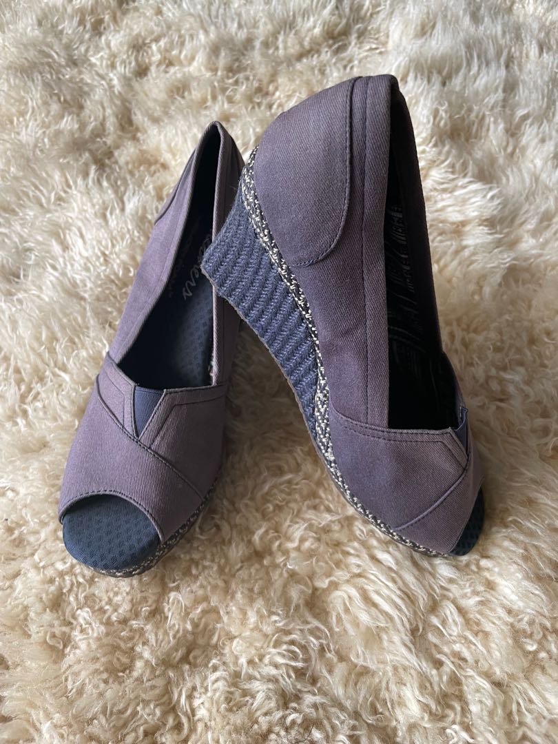 Skechers Memory Foam Wedges Women s Fashion Footwear Wedges on