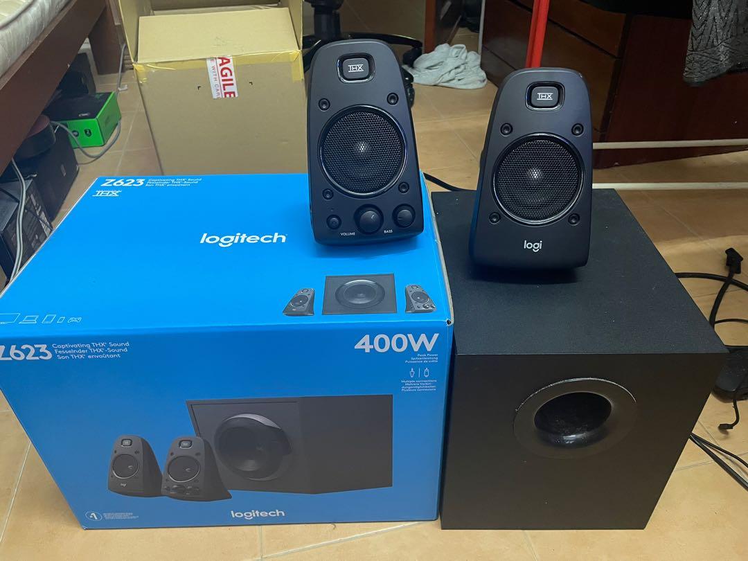 Speaker logitech z623, Audio, Headphones & Headsets on Carousell