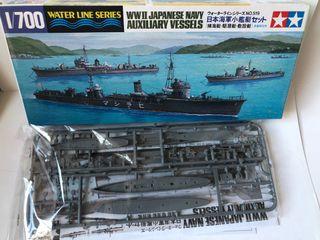 Tamiya  Japanese Navy Auxiliary Vessels 日本海軍小艦艇模型1/700  1:700
