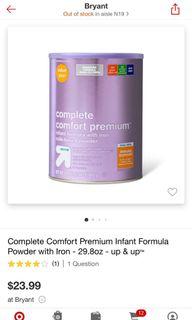 Target brand comforts/gentlelease formula 29.8 oz