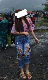Tattered jeans