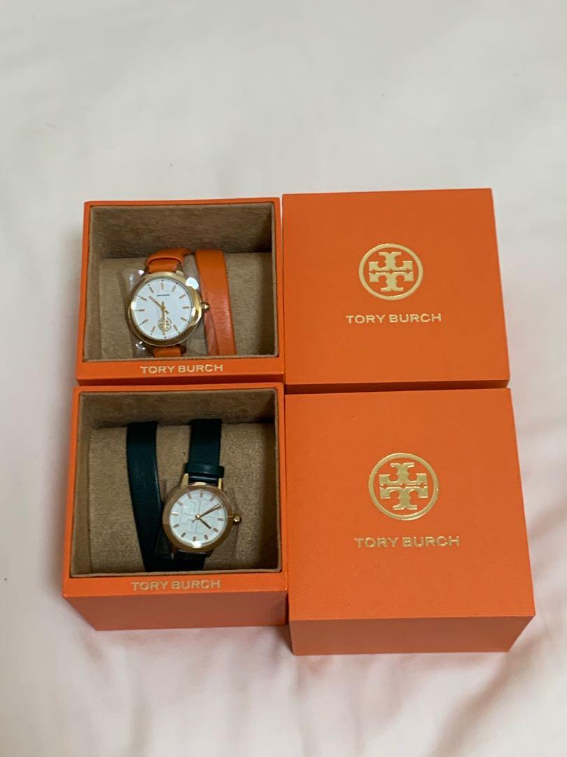 Tory burch orange sale watch