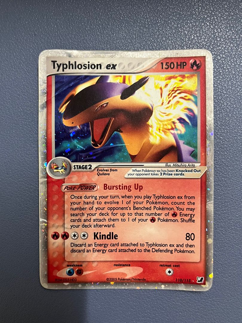 Typhlosion Ex - 110/115 - Ultra Rare (Pokémon TCG Card), Hobbies