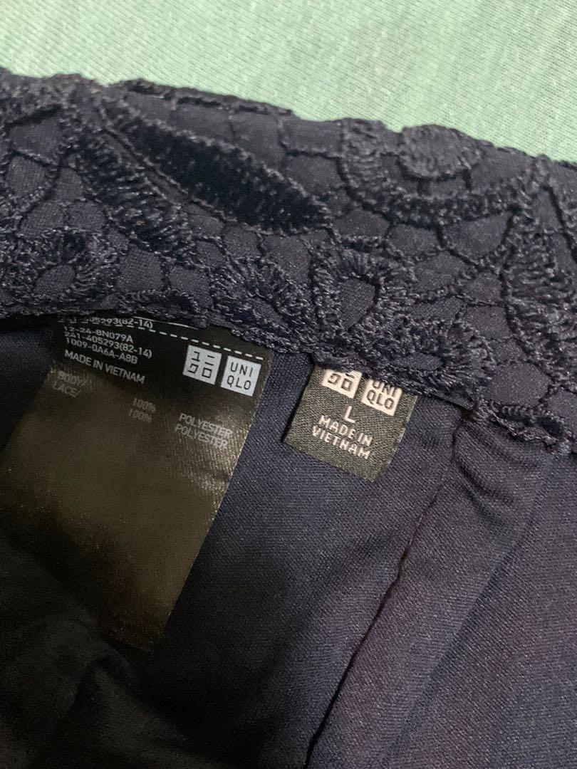 Uniqlo Skirt in Navy Blue (CHECKING AVAILABILITY) on Carousell