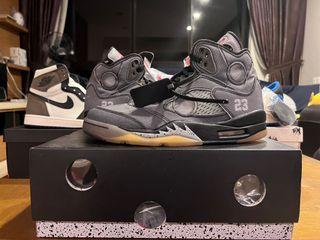 US8 Off White Jordan 5 Muslin