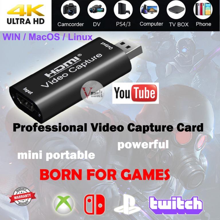 Video Capture Card USB/Type C 3.0 4K 1080P HDMI Video Game Grabber Record  for PS5 Xbox Switch Camcorder Live Broadcast Camera PC - AliExpress
