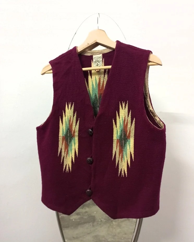 Vintage Ortega's Chimayo vest, Men's Fashion, Tops & Sets, Vests 