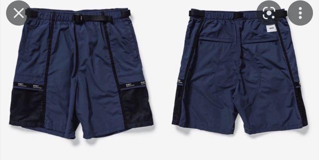 WTAPS TRACKS SHORTS NAVY 20ss