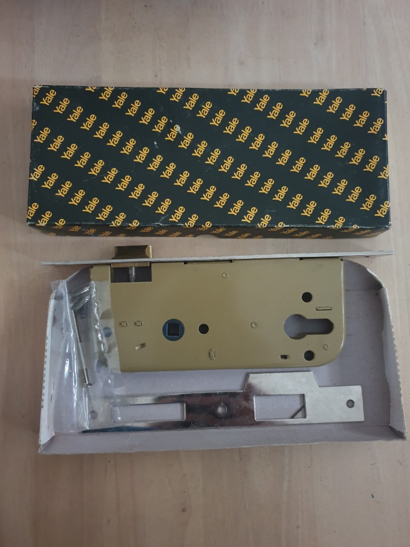 Yale Door Mortise Lock Plate for HDB, Furniture & Home Living, Home Improvement & Organisation