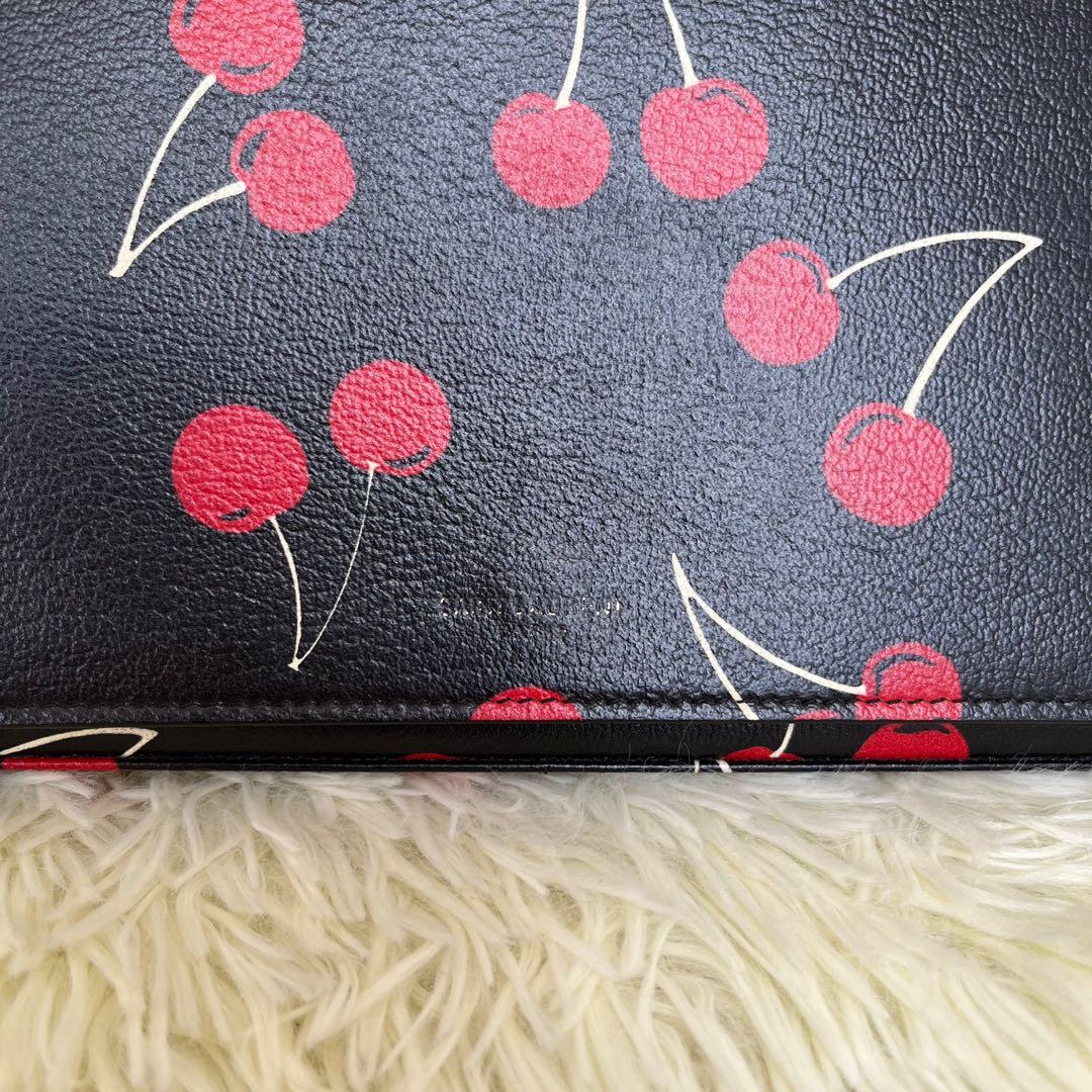 YSL Cherry WoC Limited Edition (Category: Luxury Bags & Wallets) located in Las Pinas. Submitted by Le.Pattie.Luxe (Listing ID 1171718588, Image 3). Description: Limited Edition 🍒 YSL Cherry Wallet on Chain (WoC) 🖤Php 45k🖤 ▪️Super nice in actual ▪️Excellent condition, no scratch, no corner wears, cherry prints not faded. Front YSL logo slightly faded (see photos). ▪️Not your ordinary WoC—apart fr its very chic & limited ed Cherry prints, the s