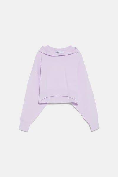 Zara lilac store hoodie