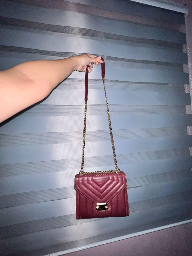 Burgundy mk bag outlet