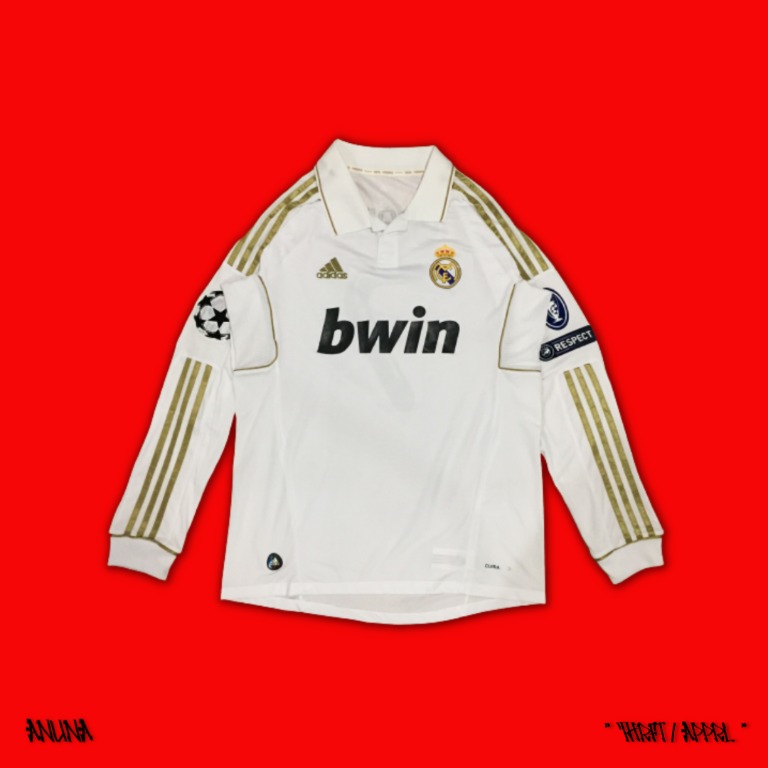 Cristiano ronaldo real discount madrid jersey long sleeve
