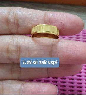 18K Saudi Gold wedding ring